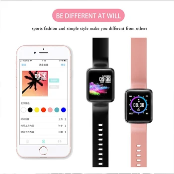 CHYCET Nye 2021 Smart Ur Mænd Kvinder Ure pulsmåler Vandtæt MP3-Afspiller Smartwatch Til Xiaomi Huawei Android, IOS
