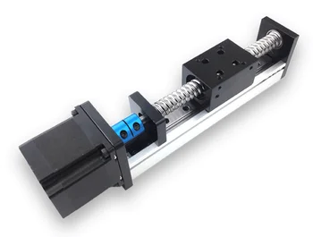 CNC-Lineær styreskinne Fase Motion Slide Tabel 50-400mm Effektiv Slagtilfælde kuglespindel Modul 3D-Printer XYZ