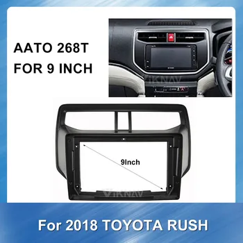 Car Radio Stereo Montering installation Fascia for Toyota Rush 2018 Stereo Ramme Fascias Panel Facial DVD-CD ' Dash Bezel