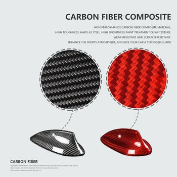 Carbon Fiber Bilens Tag hajfinne Antenne Cover Bil Styling Til BMW G20 G30 G38 G11 G12-2020 Tilbehør