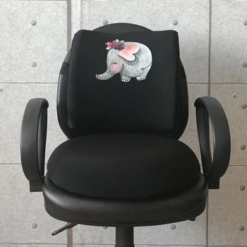 Custog Hukommelse Skum Pude Sædehynde Talje Støtte Ryg Pude For Kontorstol Ortopædisk Sundhedspleje Chair Pad Elefant