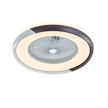 Deckenventilator mit Belysning Moderne Fan Deckenleuchte Deckenleuchte LED Dimmbar Fernbedienung 60W Stue Dekoration