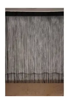 Dekorative Flad Sort String Gardin-Knappen solskærm Skygge 300x270cm Hjem Tekstil-Tilbehør, Indretning, Gratis Glas Vindue Fragt fra Tyrkiet