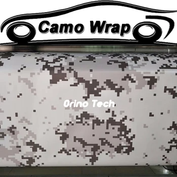 Digital Vinyl Film Camouflage Bil Wrap Mærkat DIY Styling Pixels Selvklæbende Scooter, Motorcykel Bil Mærkat Mærkat Indpakning