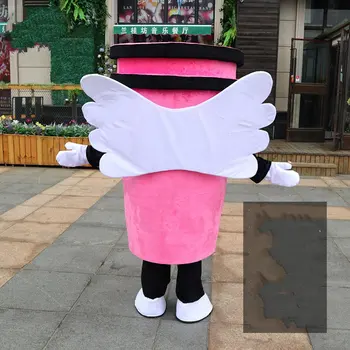 Drik Kop Sodavand Krus Maskot Kostume Tegneseriefigur Mascot Voksen Tøj 5 Farve