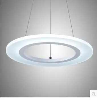 Dæmpning kontrol akryl ringformede Vedhæng Lys stue lampe droplight indgået soveværelse restaurant Vedhæng lys