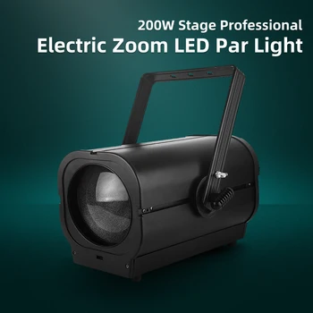 El-ZOOM 200W LED Par Lys Fase Belysning DMX COB Blinder Lyset med Høj Lysstyrke Disco Lys til Koncert Begivenhed