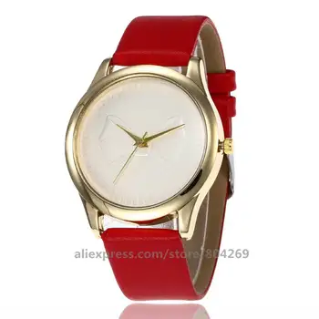 Engros hot mode piger, kvinder, studerende farverige sløjfeknude læder ure mænds gave håndled ure 919805