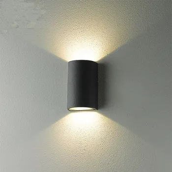 Europa-moderne minimalistisk kreative undersøgelse væglampe LED vandtæt udendørs haven belysning terrassedør væglampe