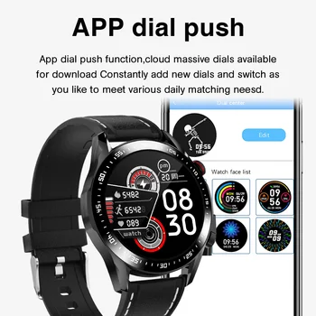 FOR Smart Ur E12 Mænd Bluetooth Kalde Brugerdefinerede Dial Fuld Touch-Skærm, Vandtæt Smartwatch Til Android, IOS Sport Fitness