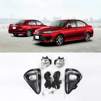 Fog Lamp Cover ledningsnet Skifte Til Toyota AXIO 2018 2019 2020 Led Chrome Tåge Lys Forlygte Til Bilen Auto Kørsel Lampe