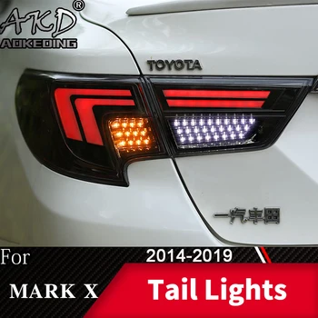 For Bil, Toyota mark X Reiz 2013-2017 Hale Lampe LED-tågelygter Dag Kører Lys DRL Tuning Bil Tilbehør baglygter