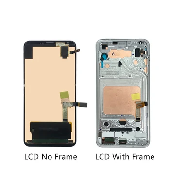 For LG V30 LCD-Skærm Touch screen Digitizer Assembly Med Ramme H930 H931 H932 VS99 Skærm Udskiftning Reparation Dele Med Brænde