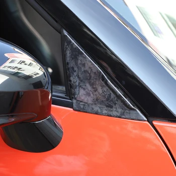 For Nissan GTR R35 2008-2016 Foran En-søjle Trekant Dekorative Sticker Forfalsket Mønster 2-Stykke Auto Udvendig Tilbehør