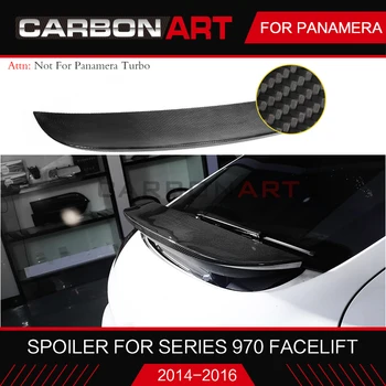 For Porsch Panamer 970 Ansigtsløftning Carbon Fiber Bageste Bagagerummet Spoiler Bootlid Spoiler-2016 Bil Styling hækspoiler og fløj