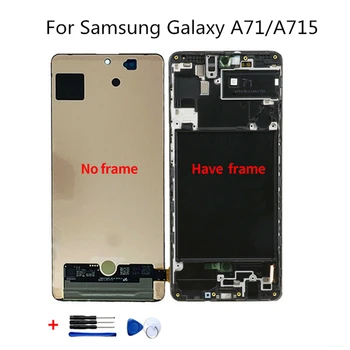 For Samsung Galaxy A71 LCD-Touch Digitizer Sensor Montering Til Samsung A71 Vise A715 A715F A715FD LCD -