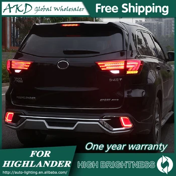 For Toyota Highlander Kluger-2020 Hale Lampe Led-tågelygter DRL Dag Kører Lys Tuning Bil Tilbehør baglygter