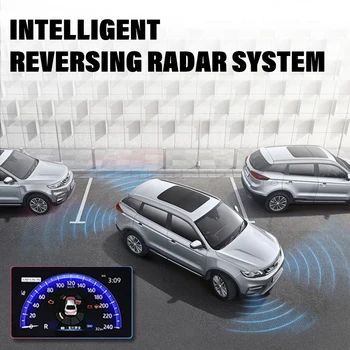 For Volkswagen dedikeret Parkering Sensor med 6-8 Sensorer Omvendt Backup Parkering Radar Skærm Detektor System-Display
