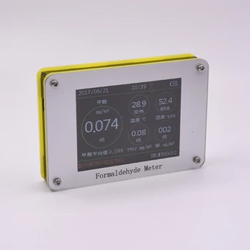 Formaldehyd Meter Multi-indikator air detektor Formaldehyd detektor hjem indendørs formaldehyd self-test TGS2600 SHT20 sensor