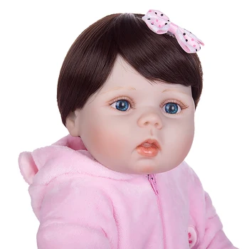 Fuld Silikone Reborn Baby Doll Naturtro Nyfødte pige barn menina bebe genfødt doll børn gave