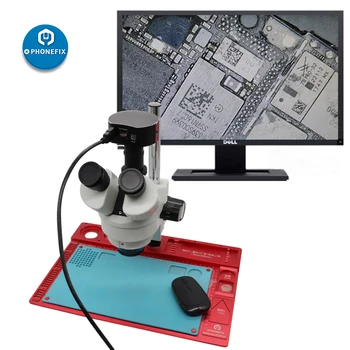 Full HD-4K-1080P Industrielle Elektroniske Okular Video Digital Mikroskop HDMI Præcision Måling, Kamera, Opbevaring, Video, Foto