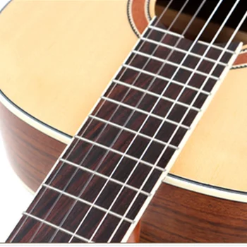 Gran Klassisk Guitar-Akustisk El-Nylon Snor 39 Inches Guitarra 6 Strenge Installere Pickup Guitar Valnød Træ, Farve