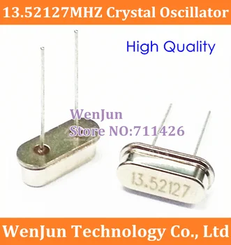 Gratis Forsendelse 13.52127 MHZ Krystal Oscillator 1000PCS/MASSE kvartskrystal 13.52127 MHZ Plug-in crystal HC-49S