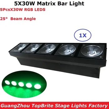 Gratis Forsendelse 5X30W RGB Full Color LED Væg Vasker Lys DMX LED DMX Bar Line Bar Vask Scene Lys For Dj Indendørs Underholdning