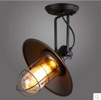 Gratis forsendelse American Loft Industrielle Væg Lamper Vintage HØJRE Loft Sengen væglampe Edison pæren Væg Lampe Til Bar Cafe