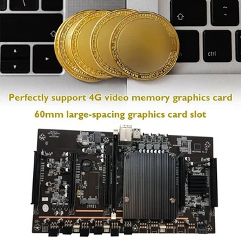 H61 X79 BTC Minedrift Bundkort med 5X8Pin til Dual 8Pin Kabel-5X PCI-E 8X LGA 2011 DDR3 Støtte 3060 3080 GPU for BTC