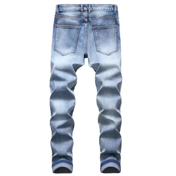 Herre Jeans 2020 Nye Mode Afslappet Design Streetwear Tynde Sexede Jeans Til Mænd