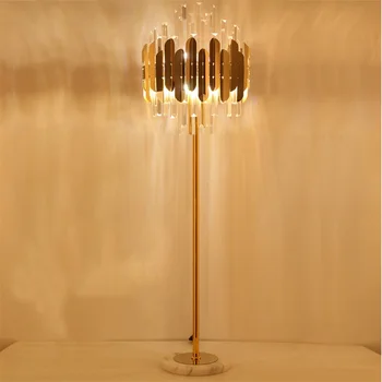 Hongcui Gulv Lamper, Lys, Moderne LED-Luksus Krystal Dekorative Hjem Til stuen, Soveværelset