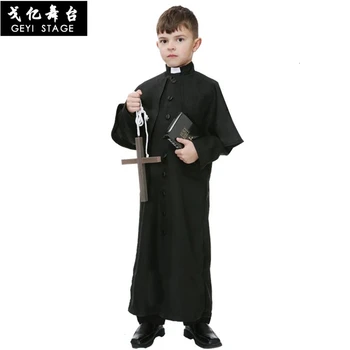 Hot Halloween kostumer, cosplay scene forestillinger luksus børnetøj Far profeten munke kostume