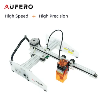 Hurtig Levering Aufero Laser 1 180x180mm Lille Virksomhed Akryl Krydsfiner Gravering CO2-Laser Cutter Maskine til Glas DIY Gaver