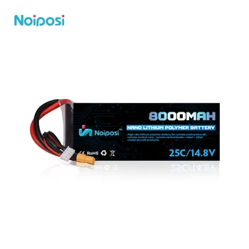 Høj kvalitet 14,8 v genopladeligt lithium-polymer-batteri RC Lipo Batteri 8000mAh 4S1P 25C