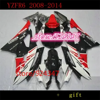 Injektion Yzf R6 08-14 carenado Kits rojo blanco SA1 YZFR6 2008 2009 2010 2011 2012 2013 unidades los detalles