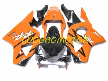 Injektion fairing kit Gratis Tilpasse karrosseri For Orange Sort Honda CBR900RR 954 2002 2003 CBR 954RR CBR900 CBR954RR