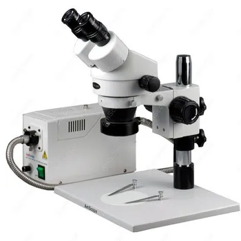 Inspektion Mikroskop--AmScope Leverer 3,5 X-90X Inspektion Zoom Mikroskop med Fiberoptiske ringlys