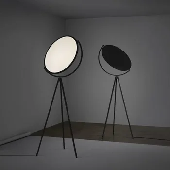 Italienske designer kreative gulvlampe enkel sort og hvid HJØRNE LAMPE justerbar undersøgelse seng, væg-lampe LED-lampe stativ