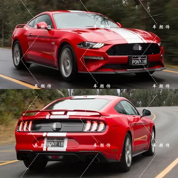 JDM Bil Klistermærker Bil Wrap Stickers og Klistermærker til Ford Mustang-2018 Bil Body Kits Gear Shift Mærkat Racing Stripes