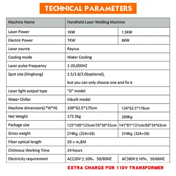 JPT Håndholdte Fiber Mould Laser Svejsning Maskine 1500W Laser Svejsere Til Svejsning Anvendelse