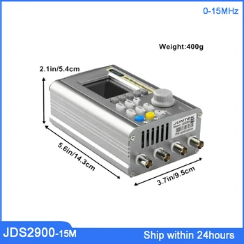 JUNTEK JDS2900-15M 15MHZ Signal Generator Digital Kontrol med Dual-channel DDS Funktion Signal Generator Frekvens Meter Vilkårlig