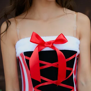 Jul tube top kjole 2019 nyt produkt Jul kostume til cosplay år-ende vise Jul catwalk kostume egnet til enhver fig