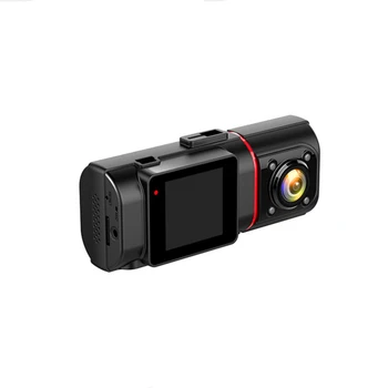 KG350 Bil Dash Cam HD 1280P Dual Kamera Fronten Inde i GPS-Funktion Kørsel Video-Optager Med Night Vision