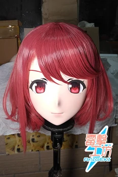 (KM9182) Håndlavet Kvindelige Sød Pige Harpiks Crossdress Tøj Cosplay Japansk Animegao Rolle Spiller Kigurumi Maske
