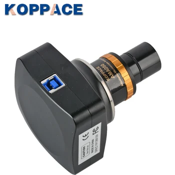 KOPPCE 2 MP Kamera Mikroskop USB3.0 Justerbar Fokus 0,5 X Industrielle Kamera Elektroniske Okular 23.2 mm Til 30 mm Und 30.5 mm