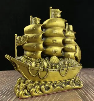 Kina seiko messing Glat sejler håndværk statue