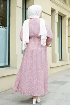 Kjole kjoler 2021 kaftan abaya lang Muslimske aften kjoler hijab abayas tyrkisk Hijab Part kvinder Casual tøj