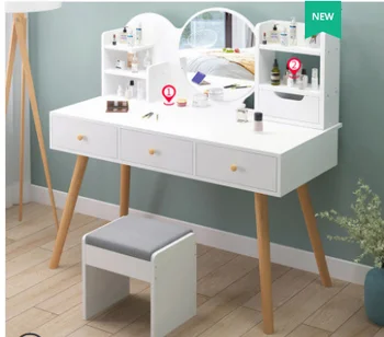 Kommode soveværelse moderne minimalistisk dressing table storage kabinet integreret net rød lille enkelt makeup tabel Nordiske tabel