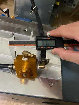 Kontrol ventil med håndtag til støbning maskine tilbehør